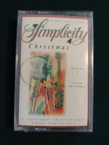 Simplicity Christmas Volume 5 Irish Christmas (Cassette 1998) factory sealed - Imagen 1 de 3