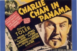 POSTAL de la película Charlie Chan en Panamá 1940•20th Century Fox•Sidney Toler - Imagen 1 de 1