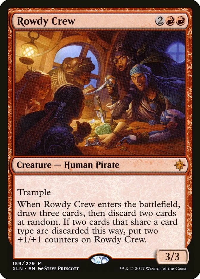 1x Rowdy Crew - NM - Ixalan - SPARROW MAGIC mtg - Image 1 of 1