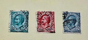 1901 Italy Italiane Centesimi 5,10,15 Cent Postage Stamps SJXX-562 - Picture 1 of 5