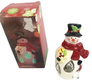 Kirkland's Snowman LED Figurine Nice! Vintage! - Picture 1 of 6