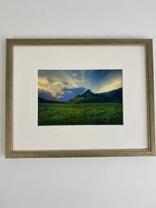 Rancho El Petacal Sunset Mexico Original Painting Custom Frame W/Museum Glass /r - Picture 1 of 7