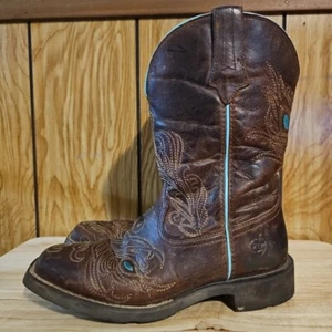 Ariat Mujer’s Bright Eyes II Bota Vaquera Vaquera Puntera Cuadrada EE. UU. Talla 6 B - Imagen 1 de 9