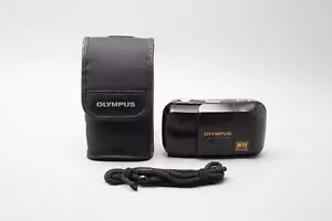 Olympus µ MJU I Panorama 35mm Point & Shoot Film Camera - Black, 35mm f/3.5 Lens - Picture 1 of 14
