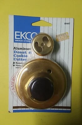 1980's EKCO Aluminum Donut & Cookie Cutter 00407 NOS NIP 1986 - Image 1 of 4