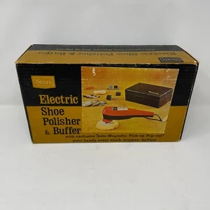 Vintage Sears Electric Shoe Polisher / Buffer P200B Tested and Working READ - Picture 1 of 24