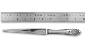 Apri lettere in pizzo International Queens lama inox manico sterling HTF - Foto 1 di 3