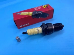 1970'S NOS  ABARTH AB200LY A9L Spark Plug Candele Fiat 850 124 1500 2300 - Picture 1 of 3
