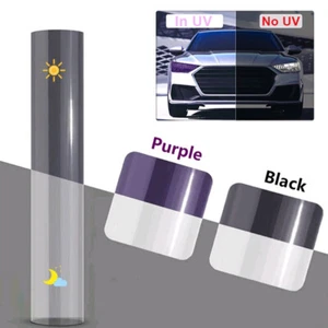 Photochromic PPF Tint Film Car Headlight Taillight Anti-scratch Protective Films - Imagen 1 de 13