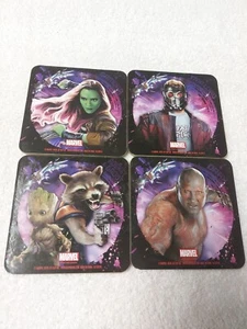 Marvel Comics Set of 4 Cork Coasters Free Shipping - Picture 1 of 2