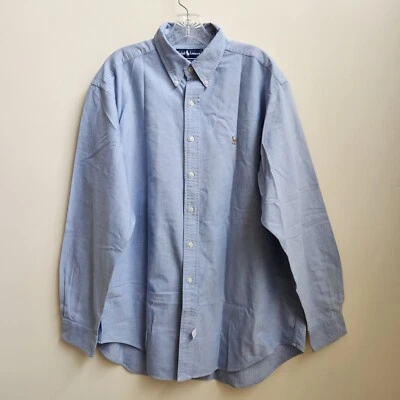 Camisa Ralph Lauren Para Hombres 16 1/2-36 Cambray Abotonada Camisa de Vestir Negocios Carrera Foto 1 de 4