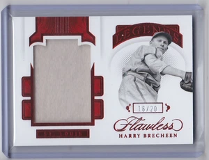 2021 Panini Flawless Baseball Harry Brecheen Legends Patch /20 - Picture 1 of 2