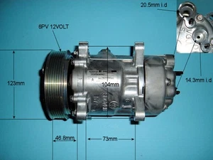 AutoAir Aircon Compressor 14-1437 For Peugeot 206 Hatchback Lifetime Warranty - Picture 1 of 4