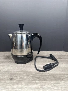 Farberware Superfast FCP24 4 Tassen Kaffeekanne Kaffeemaschine Edelstahl - Bild 1 von 5