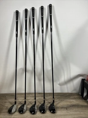 DEMO Mens Single One Length Majek Golf All Hybrid Set 7-PW Senior Flex 5048-OLK5 - Image 1 of 4
