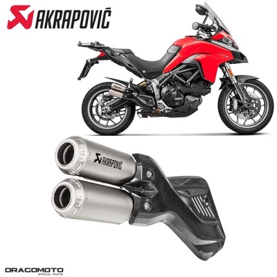 Exhaust DUCATI MULTISTRADA 950 ABS 2017-2020 AKRAPOVIC Titanium S-D9SO10-HIFFT - Image 1 of 4