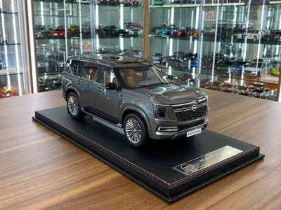 Diamand Nissan Patrol Y63  Premium – Grey – Limited Edition 50 pcs [1/18 Resin] - Image 1 of 4