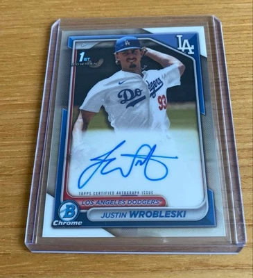 Justin Roblewski Autograph Card - Image 1 of 4