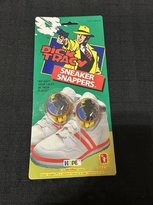 Zapatilla deportiva vintage 1989 Dick Tracy Snappers Hope Industries nueva stock antigua nueva en paquete Foto 1 de 4