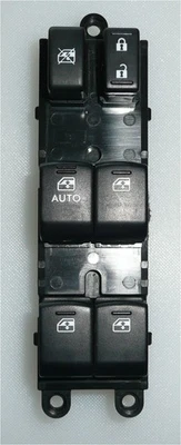 Interruptor maestro de ventana eléctrica Subaru Legacy 2013 2014 negro OEM PN: 83071AJ22A Foto 1 de 4