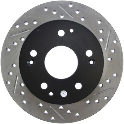 Rotor de freno trasero izquierdo StopTech 127.40042L perforado para 97-01 Integra / 02-06 RSX Foto 1 de 4