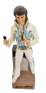 Elvis Presley 1977 McCormick Distilling Decanter EMPTY Music Box Sincerely Elvis - Picture 1 of 10