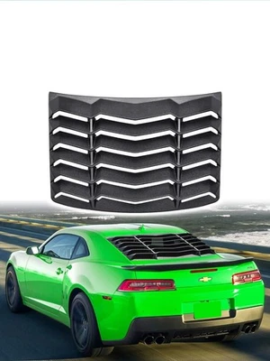 Persianas de ventana trasera negras Chevy Camaro 2010-2015. Nuevo Foto 1 de 4