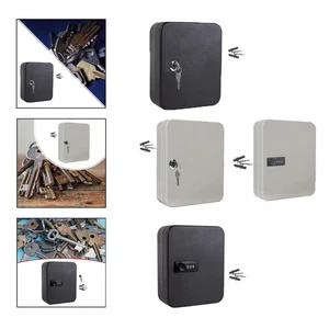 20 Key Lock Box Key Cabinet Key Management Locking Easily Install Storage Case - Picture 1 of 27