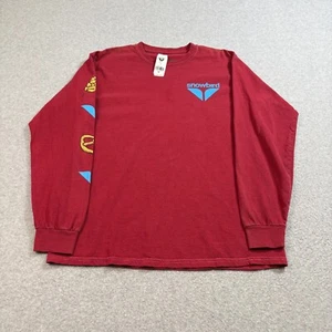 Snowbird Oktoberfest Tshirt Men M Red Ski Resort Utah Pretzel Beer Souvenir Tee - Picture 1 of 9