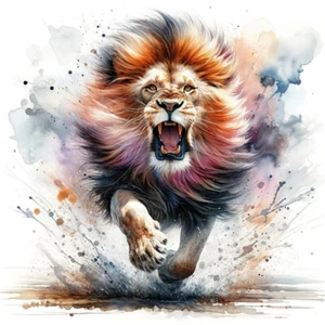 5D DIY Full Round Drill Diamond Painting Lion Kit Home Decor Art Craft 40x40cm - Photo 1 sur 12