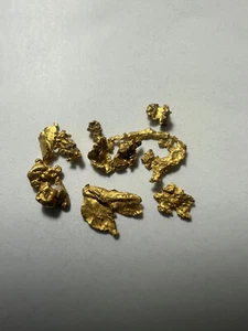 Australian Natural Gold Nuggets (REEF SPECIMENS!) Rough - 1.735 grams - Picture 1 of 2
