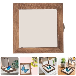 Specimen Display Box Holder Insect Specimens Butterflies Case Frame - Picture 1 of 12