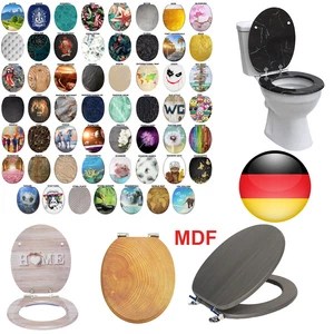 WC Sitz Toilettensitz Toilettendeckel Klodeckel Klobrille mit Absenkautomatik - Bild 1 von 43