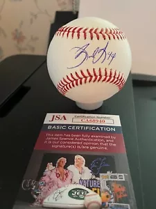 BOWDEN FRANCIS TORONTO BLUE JAYS FIRMADO OFICIAL PELOTA DE GRANDES LIGAS CERTIFICADO DE AUTENTICIDAD JSA - Imagen 1 de 2