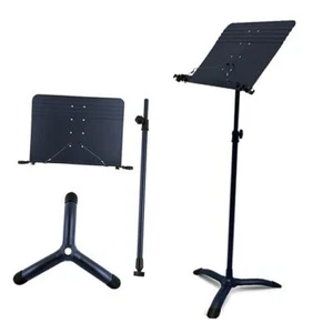 Music Stand,Dual-Use Folding Sheet Music Stand & Desktop Book 66.9inch Blue - Picture 1 of 8