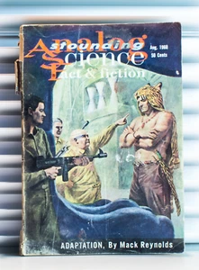 Analog Science Fiction Science Fact Aug 1960 Mack Reynolds, Poul Anderson - Imagen 1 de 2