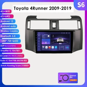 Für Toyota 4Runner 2009-2019 CarPlay Autoradio 9"Android 12 GPS BT5.0 SWC 6+64GB - Bild 1 von 24