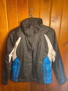 Chaqueta de esquí Polar Edge Gold Series para mujer (negro/blanco/azul) - Imagen 1 de 6