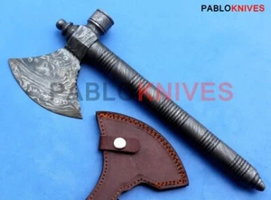 Premium Hand Forged Fully Damascus Steel Hunting Axe , Outdoor, Survival Axe - Picture 1 of 3