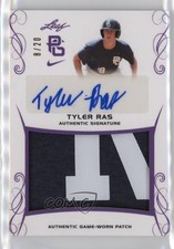 2017 Leaf Perfect Game National Showcase Purple /20 Tyler Ras #PA-TR1 Patch Auto