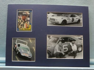 Saluting NASCAR Great - "Charging" Charlie Glotzbach & his autograph - Picture 1 of 2