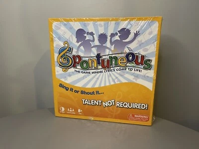 NOVO! SUPER FUN Spontuneous The Song Game - Idade 8+ Jogo de Cantar - Imagem 1 de 3