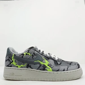 Nike Air Force 1 '07 LX Grey Camo Green CV1725-001 Men’s Size 9 Womens 10.5 - Picture 1 of 11
