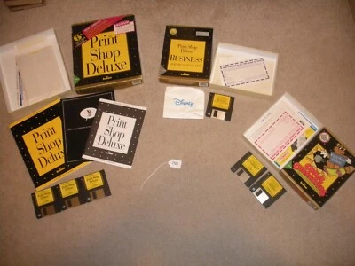 90s WINDOWS THE PRINT SHOP DELUXE BUSINESS COMIC CHARACTERS SOLD AS-IS. - Image 1 of 4