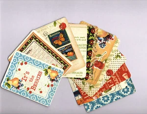 Gráfico 45 TIMES NOUVEAU (12PK) HECHO A MANO 3x4 tarjetas EFÍMERAS/BOLSILLO RETRO - Imagen 1 de 4