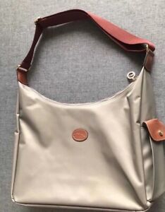 Longchamp Grey hobo shoulder bag