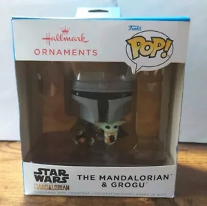 Hallmark Ornamento Funko Pop! Star Wars Il Mandaloriano e Bambino Grogu - Foto 1 di 6