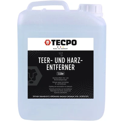TECPO TEERLÖSER 5L KELBSTOFF TEER-ENTFERNER BITUMEN-LÖSER FETTLÖSER HARZ KLEBER - Bild 1 von 3