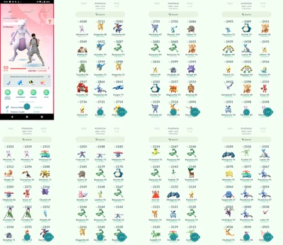 Pokémon Acc Go - Lvl50 - 32 Shiny - 45 Legendary - Image 1 of 4