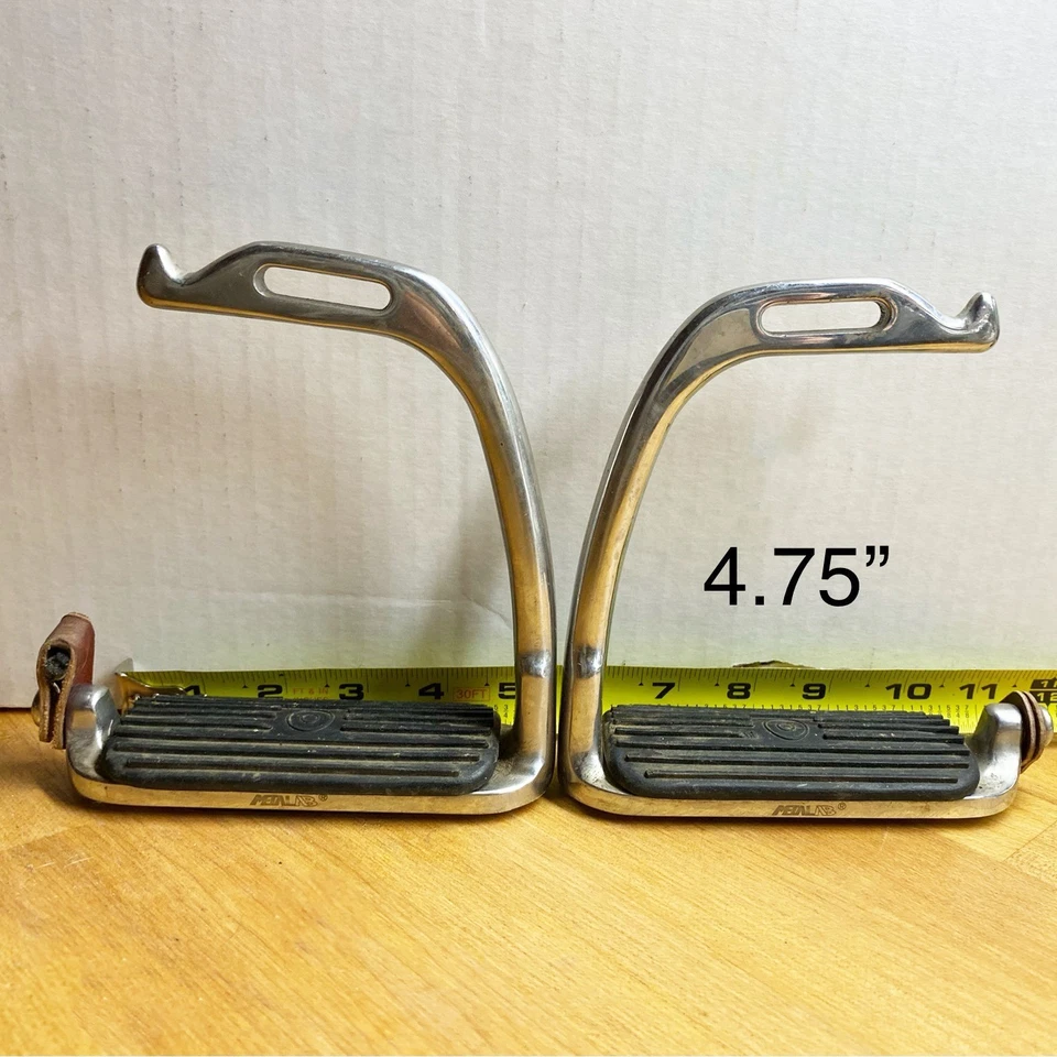 4,75 estribos de seguridad de pavo real para montar a caballo inglés silla de montar inglesa Foto 1 de 1